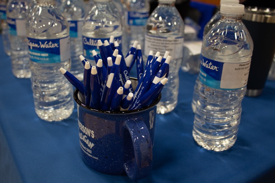 pens from the Career Expo